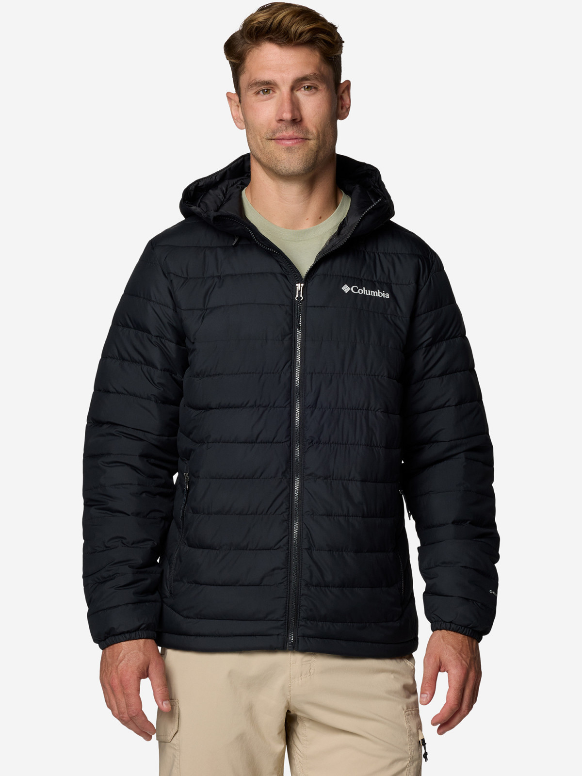 Куртка утеплена Powder Lite™ II Jacket Hooded 2086941CLB-010 Columbia S (46) Чорний 2086941CLB-010