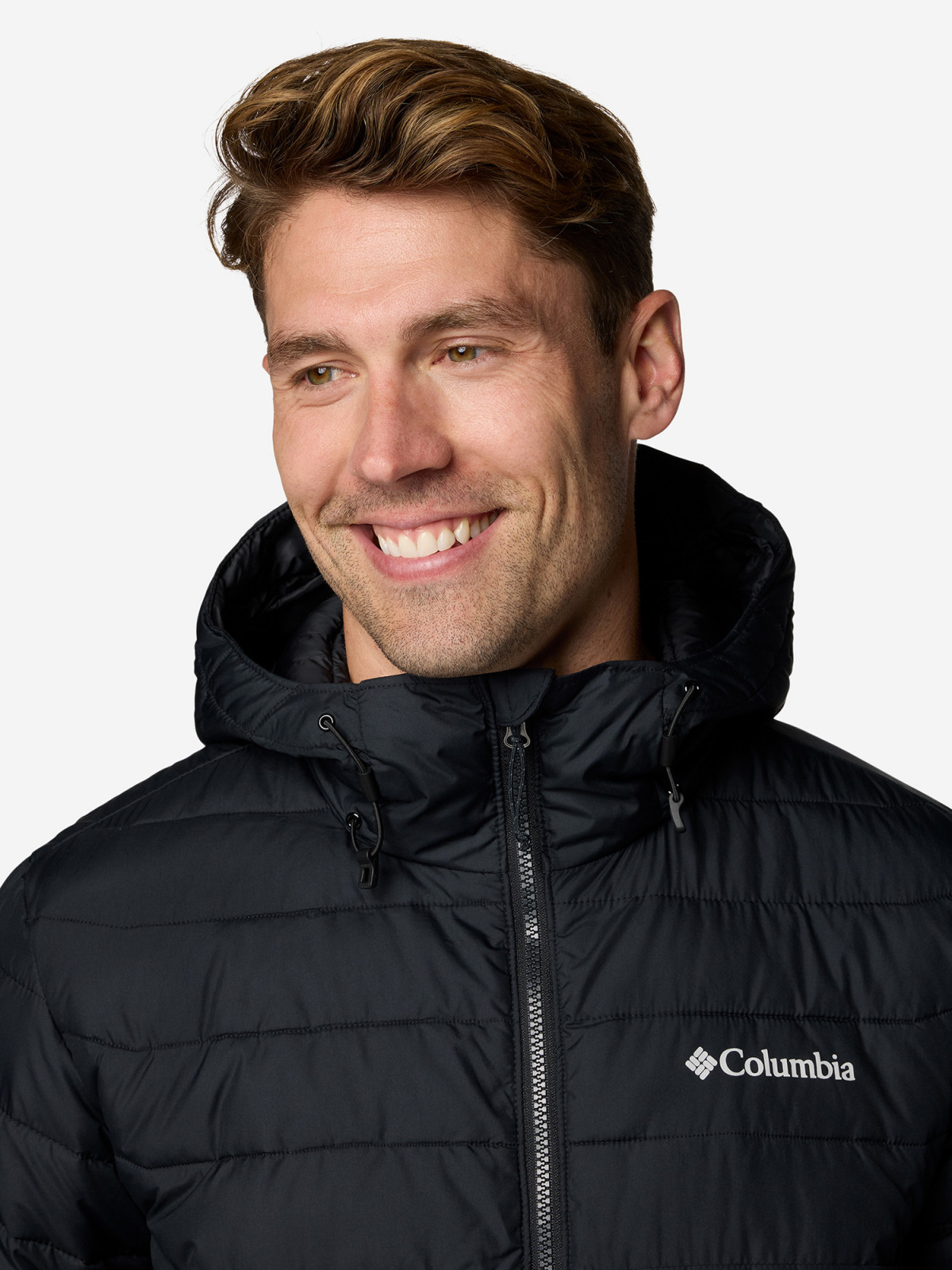 Куртка утеплена Powder Lite™ II Jacket Hooded 2086941CLB-010 Columbia S (46) Чорний 2086941CLB-010