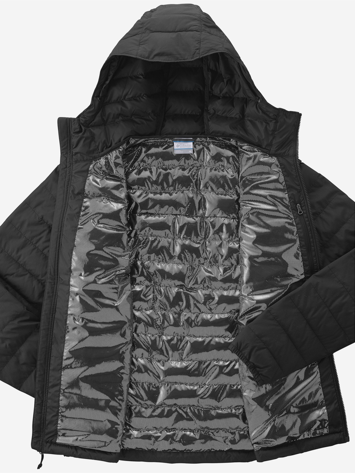 Куртка утеплена Powder Lite™ II Jacket Hooded 2086941CLB-010 Columbia S (46) Чорний 2086941CLB-010