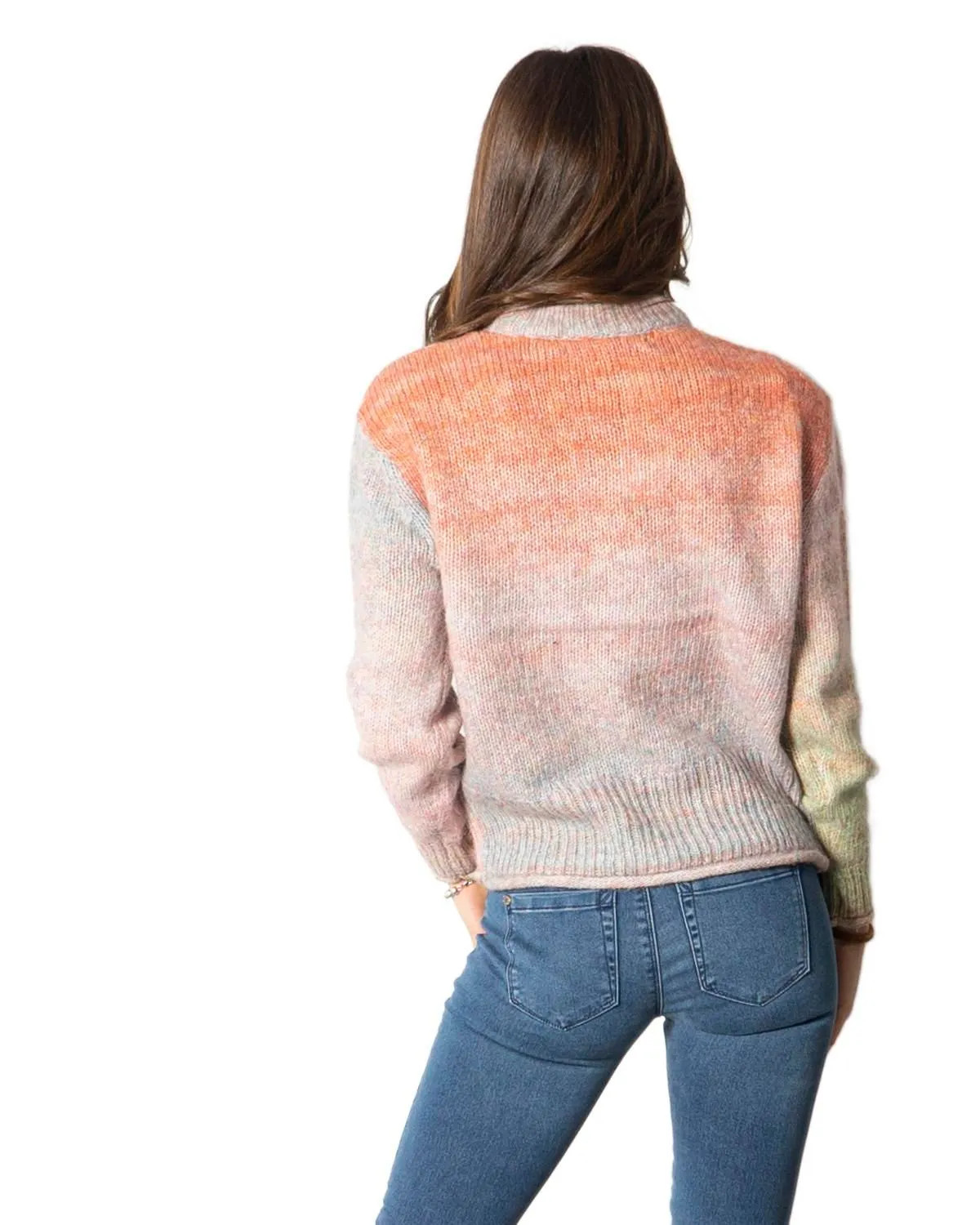 Пуловер ONLGRACE LIFE L/S PULLOVER EX KNT 15231323-Pink Nectar-Detail:W. MELANGE ONLY S Розовий 15231323-Pink Nectar-Deta