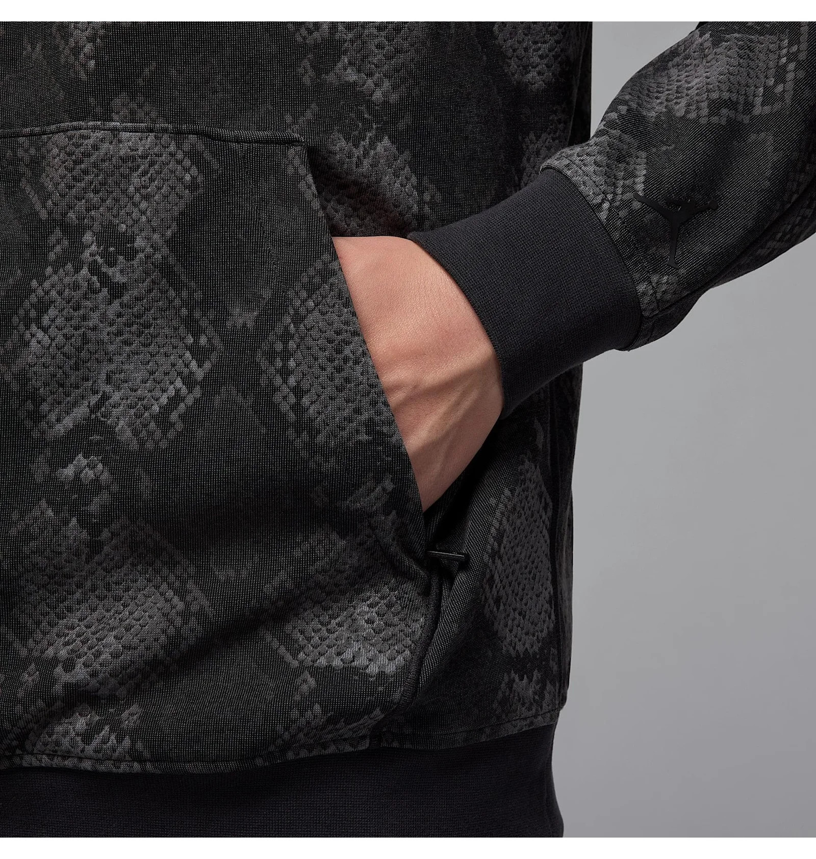 Худі чоловіче Air Jordan Sprt Flc Aop Grey HF9894-010