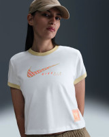 Футболка жіноча Nike Sportswear Club Moto Tee White HQ1707-100