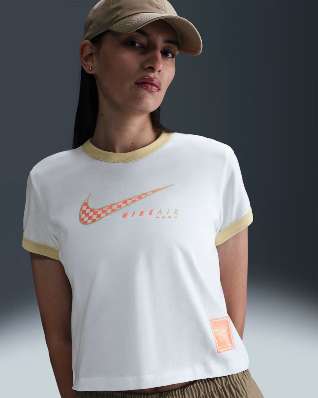 Футболка жіноча Nike Sportswear Club Moto Tee White HQ1707-100