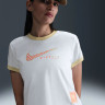 Футболка жіноча Nike Sportswear Club Moto Tee White HQ1707-100