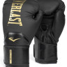 Рукавиці боксерські Everlast ELITE 2 BOXING GLOVES чорний, золотий Уні 12 унцій P00003271