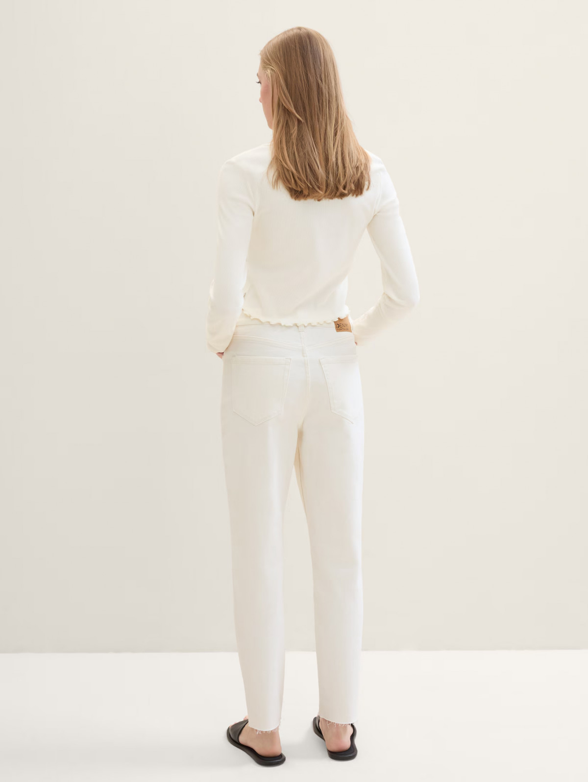 Джинси Mom-fit jeans 1040752ХХ22569 Tom Tailor 26 Білий 1040752ХХ22569