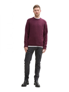 Штани Tapered cargo trousers 1044724-10899 Tom Tailor L Темно-сірий 1044724-10899