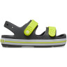 Сандалі дитячі Crocband Cruiser Sandal T Sdt 209424-1NJ-Slate Grey/Acidity CROCS C10 (27-28) Темно-с 209424-1NJ-SLATE GREY/ACI