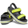 Сандалі дитячі Crocband Cruiser Sandal T Sdt 209424-1NJ-Slate Grey/Acidity CROCS C10 (27-28) Темно-с 209424-1NJ-SLATE GREY/ACI