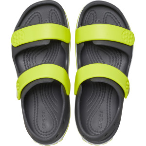 Сандалі дитячі Crocband Cruiser Sandal T Sdt 209424-1NJ-Slate Grey/Acidity CROCS C10 (27-28) Темно-с 209424-1NJ-SLATE GREY/ACI