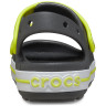 Сандалі дитячі Crocband Cruiser Sandal T Sdt 209424-1NJ-Slate Grey/Acidity CROCS C10 (27-28) Темно-с 209424-1NJ-SLATE GREY/ACI