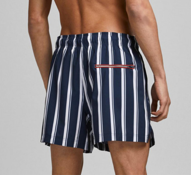 Шорти для плавання JJIMAUI JJSWIMSHORTS ST STRIPE 12186194 Navy Blazer Jack&Jones L Темно-синій 12186194NavyBlazer
