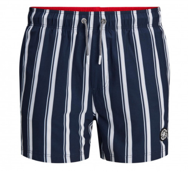 Шорти для плавання JJIMAUI JJSWIMSHORTS ST STRIPE 12186194 Navy Blazer Jack&Jones L Темно-синій 12186194NavyBlazer