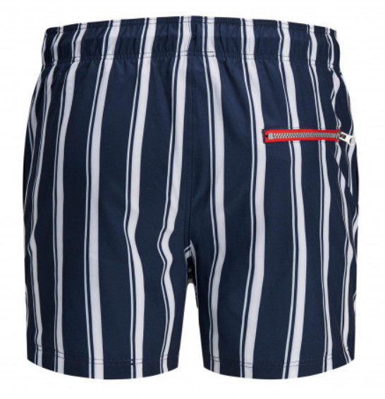 Шорти для плавання JJIMAUI JJSWIMSHORTS ST STRIPE 12186194 Navy Blazer Jack&Jones L Темно-синій 12186194NavyBlazer