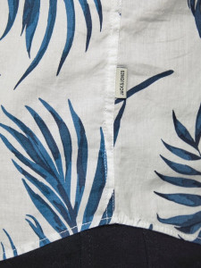 Сорочка JJCHRIS SHIRT SS PLAIN 12182710 White Jack&Jones L Білий 12182710WHITE