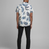 Сорочка JJCHRIS SHIRT SS PLAIN 12182710 White Jack&Jones L Білий 12182710WHITE