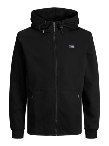 Толстовка JCOAIR SWEAT ZIP HOOD PS 12199271-Black Jack&Jones PLUS 3XL Чорний 12199271-BLACK