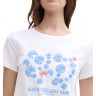 Футболка DENIM women's T-shirt 1045417-20000 Tom Tailor L Білий 1045417-20000