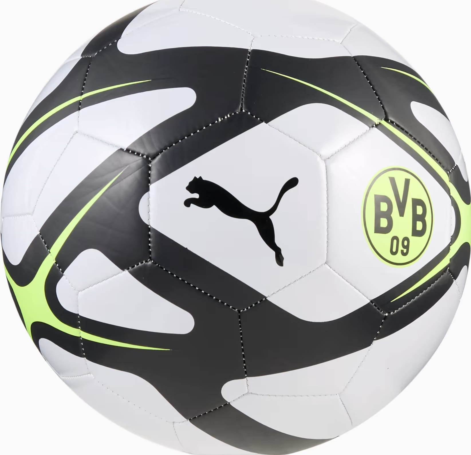М'яч футбольний Puma BVB CULTURE Ball білий, чорний, жовтий 5 (084746-04) 084746-04
