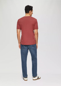 Футболка T-Shirt mit Crew Neck 2165525.3556 s.Oliver L Червоний 2165525.3556