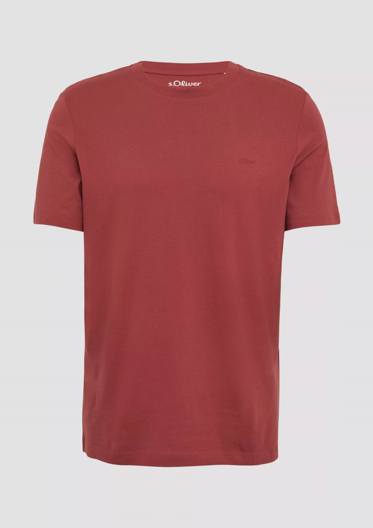 Футболка T-Shirt mit Crew Neck 2165525.3556 s.Oliver L Червоний 2165525.3556