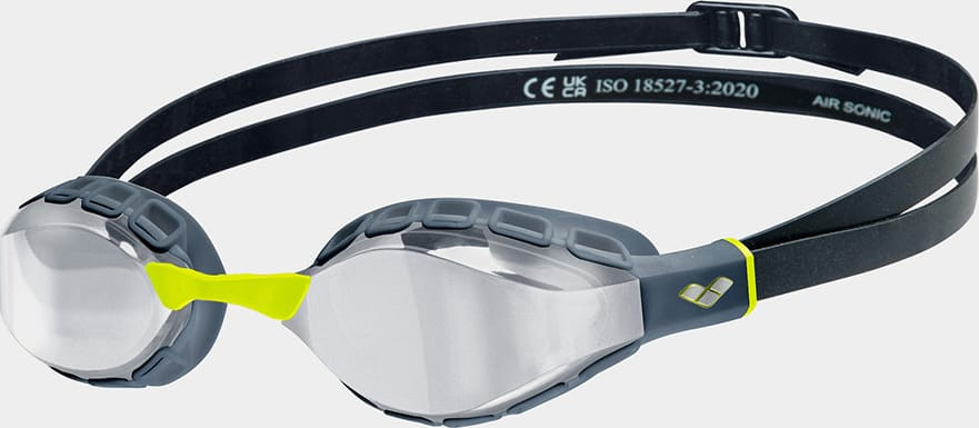 Окуляри для плавання Arena AIR SONIC MIRROR сірий, чорний One Size 011004-130