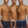 Труси-боксери 3шт 12151351Black Jack&Jones M Чорний,Темно-синій 12151351BLACK