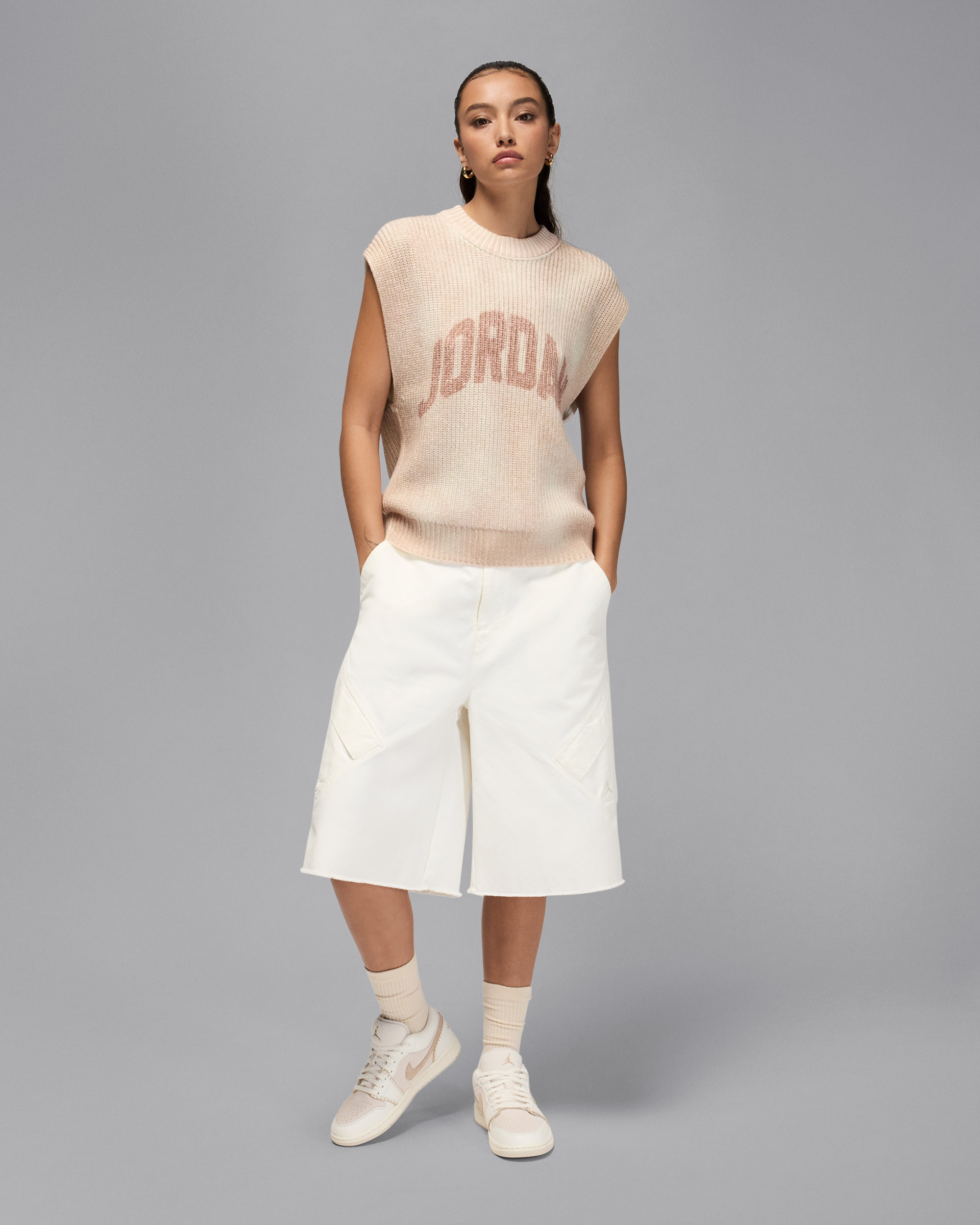 Кросівки жіночі Air Jordan 1 Low Hemp Beige HV4268-120