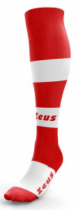 Гетри Zeus CALZA PARMA білий, червоний Чол 34-39 Z00068