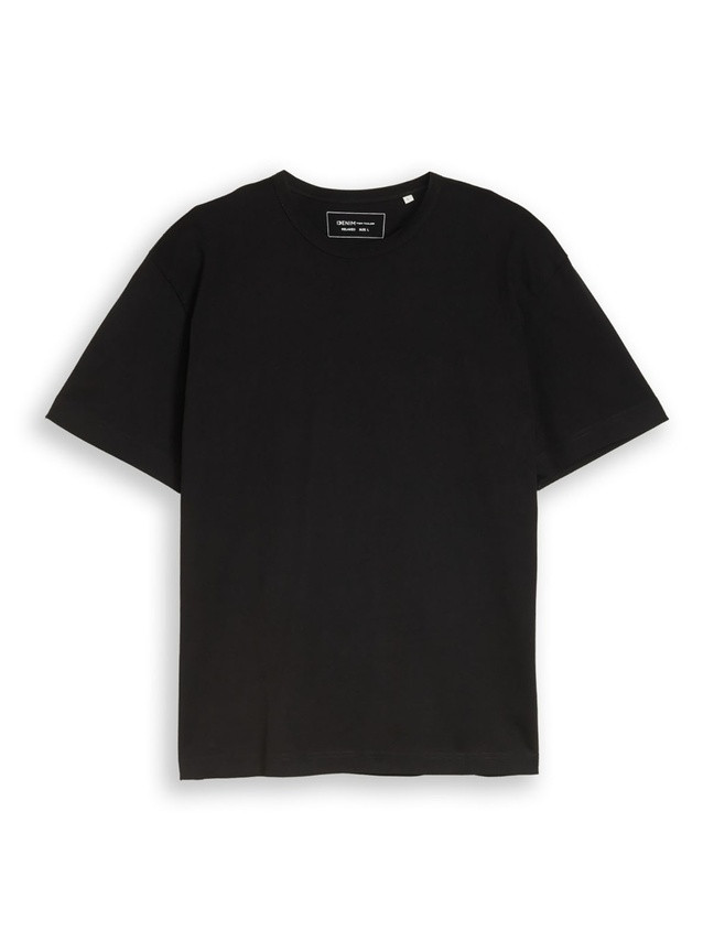 Футболка T-shirt Relaxed-Fit 1050260-29999 Tom Tailor L Чорний 1050260-29999
