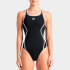 Купальник закритий для жінок Arena PRO_FILE SWIMSUIT SOLID чорний, білий Жін 36 008055-510