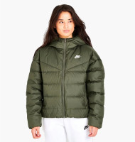 Куртка жіноча Nike Sportswear Storm-Fit Windrunner Down Hooded Jacket Green DQ5903-222