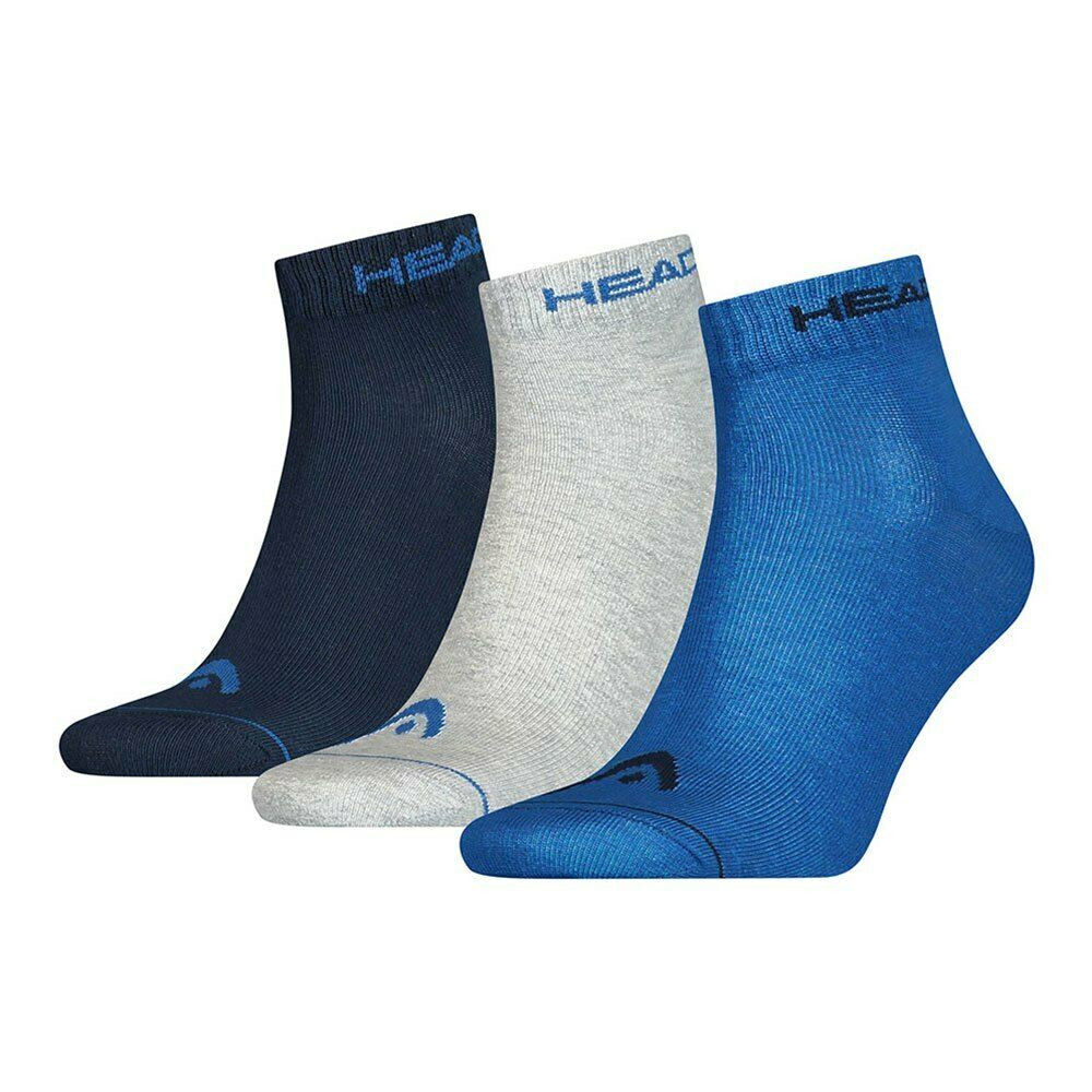Шкарпетки Head QUARTER 3PPK UNISEX синій, сірий, темно-синій Уні 35-38 761011001-001