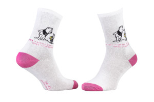 Шкарпетки Disney Winnie L Ourson Winnie + Porcinet 1 блідо-сіро-жовтий Діт 36-41 13896420-6