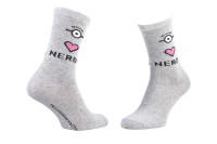 Шкарпетки MinionS COEUR+ OEIL + NERDS світло-сірий Діт 36-41 13890131-1