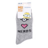 Шкарпетки MinionS COEUR+ OEIL + NERDS світло-сірий Діт 36-41 13890131-1