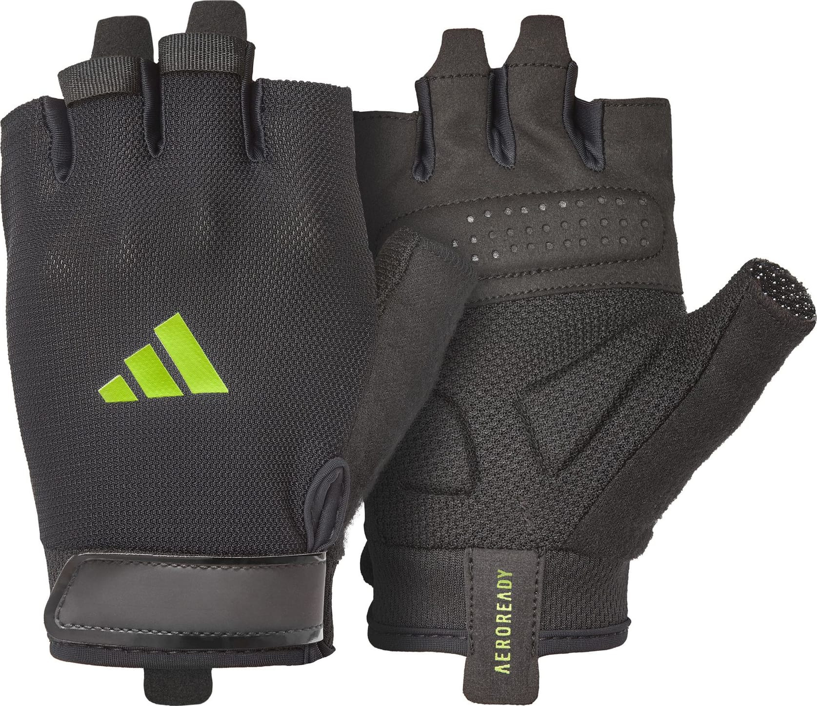 Рукавиці для тренінгу Adidas Essential Training Gloves чорний, зелений XL (ADGB-15004GN) ADGB-15004GN