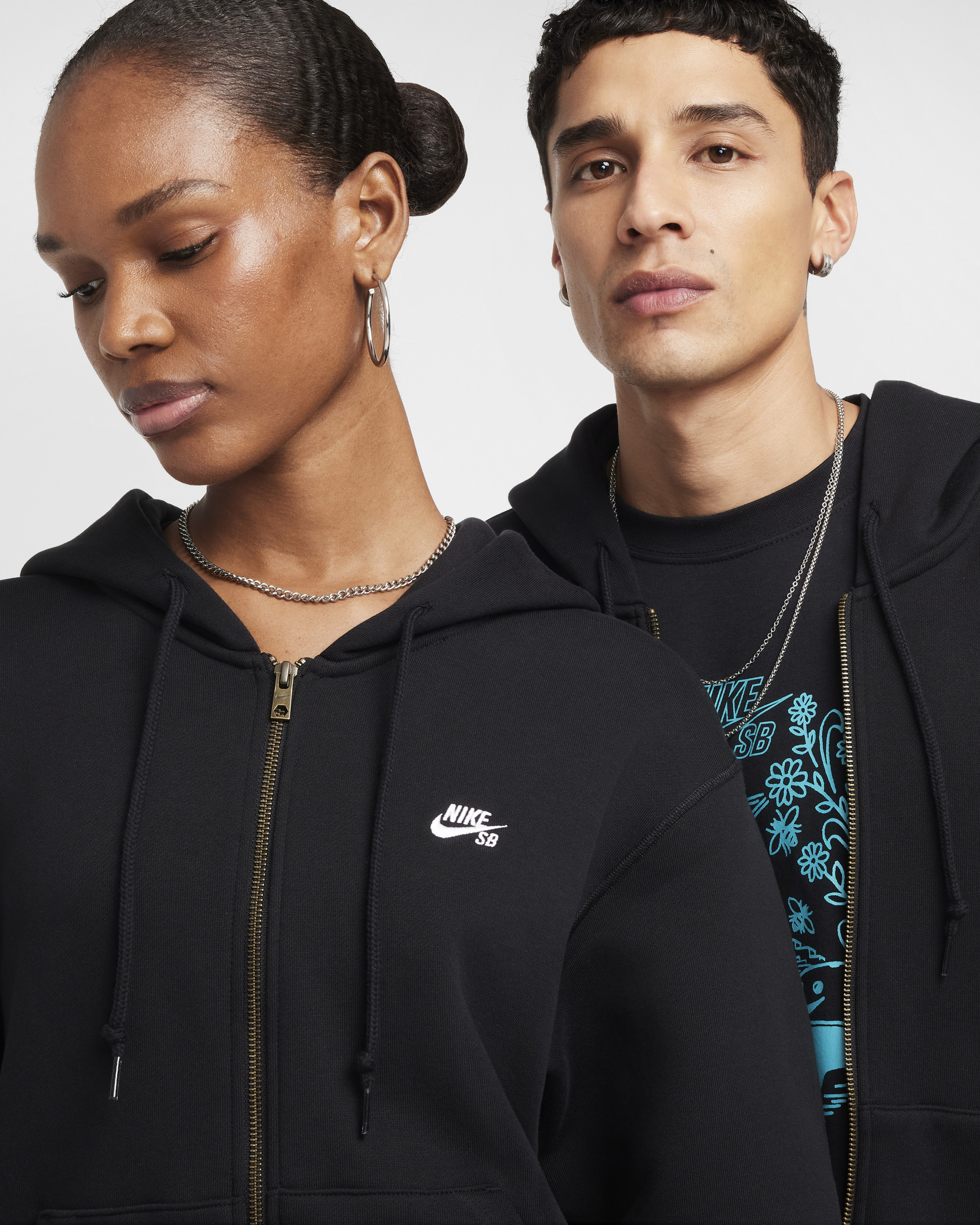 Кофта Nike SB Full Zip Fleece Hood FZ8796-010