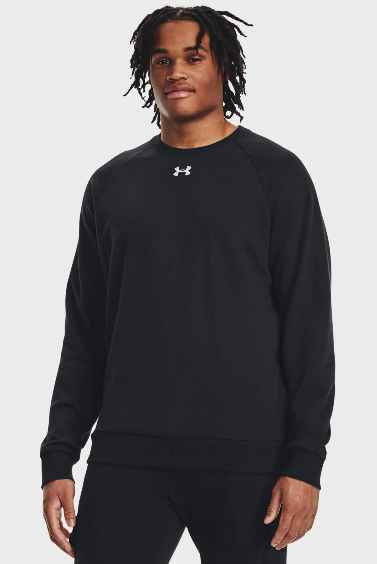 Світшот UA Rival Fleece Crew 1379755-001 Under Armour S Чорний 1379755-001
