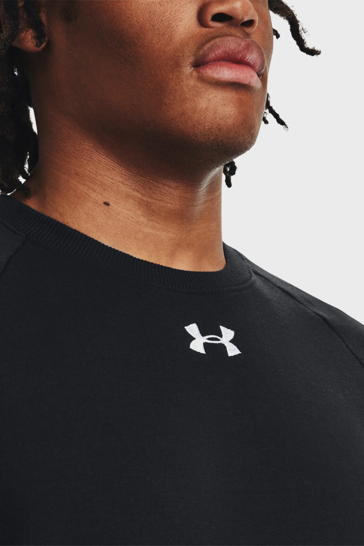 Світшот UA Rival Fleece Crew 1379755-001 Under Armour S Чорний 1379755-001