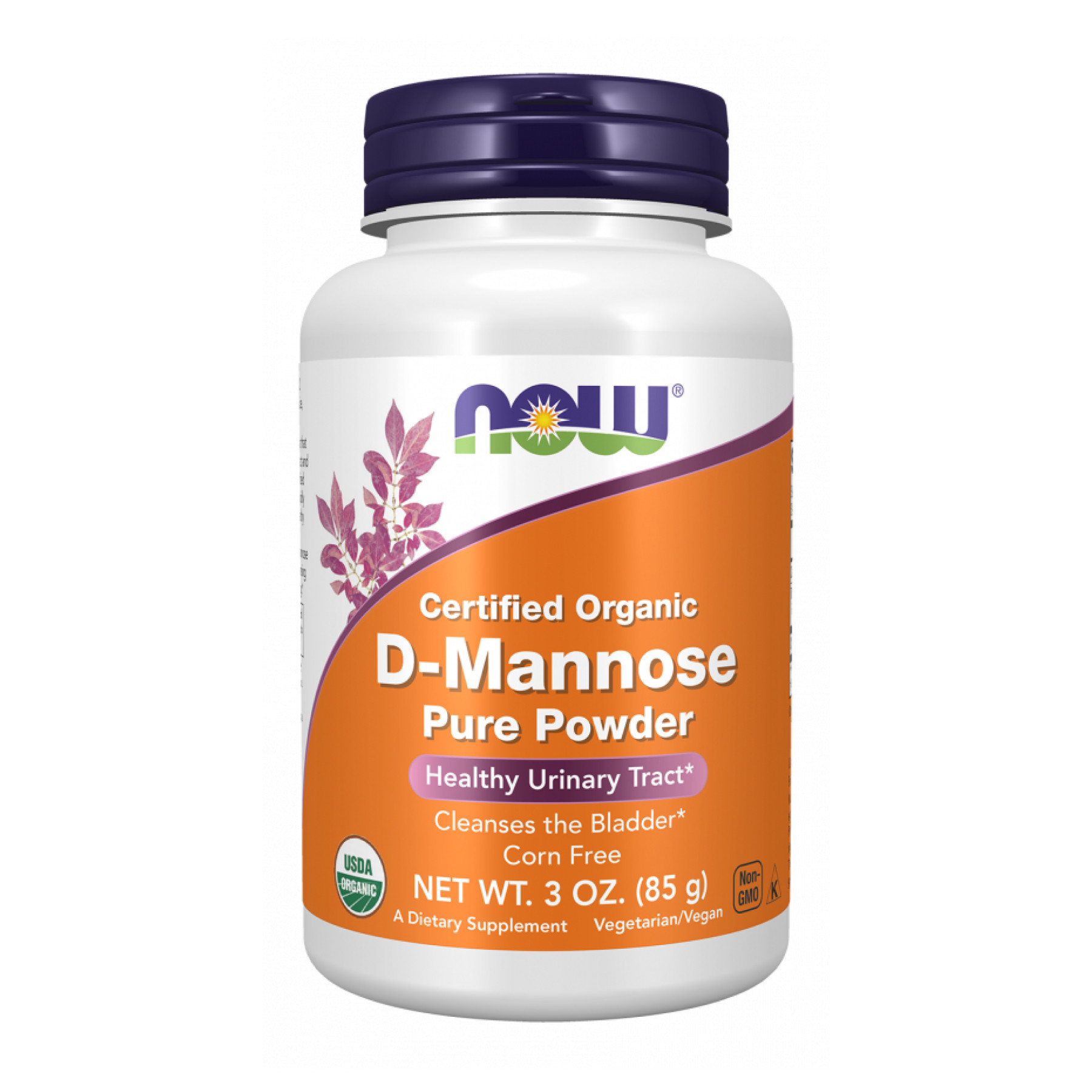 Порошок Now Foods D-Mannose Organic Pure Powder - 85g 2023-10-5240