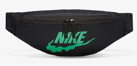 Сумка на пояс Nike NK HRITGE WSTPCK-HMN CRFT GRX 3L чорний, зелений Уні 41х10х15 см FN0892-010
