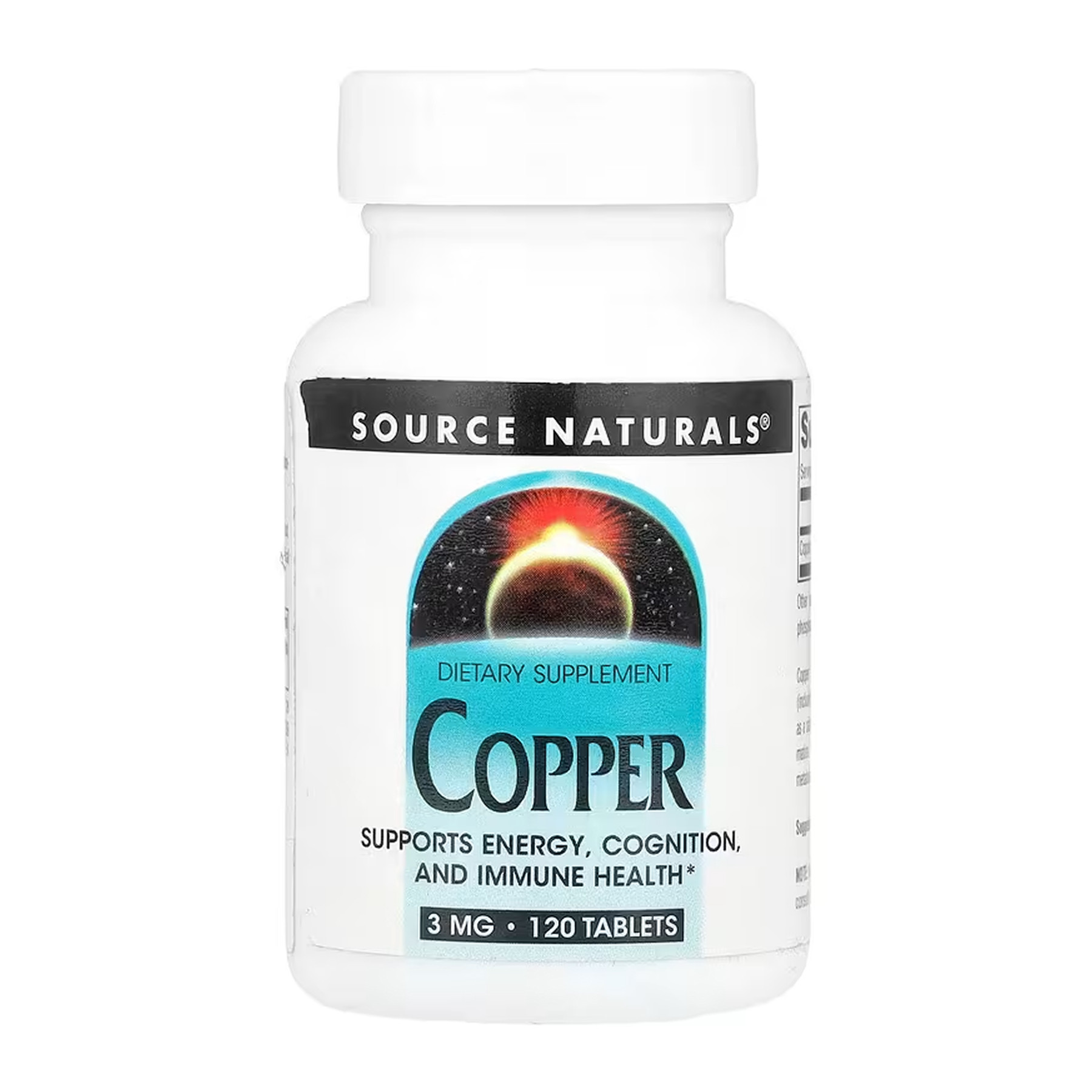Капсули Source Naturals Copper 3mg - 120 caps 2023-10-5897