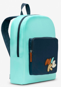 Рюкзак Nike Y NK CLASSIC BKPK - BUBBLE 16L бірюзовий, темно-синій Діт 38x28x13 см FZ7254-300