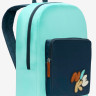 Рюкзак Nike Y NK CLASSIC BKPK - BUBBLE 16L бірюзовий, темно-синій Діт 38x28x13 см FZ7254-300