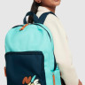 Рюкзак Nike Y NK CLASSIC BKPK - BUBBLE 16L бірюзовий, темно-синій Діт 38x28x13 см FZ7254-300