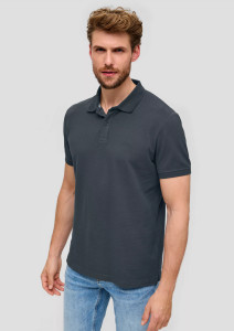 Поло cotton piqué polo shirt 2138262.9581 s.Oliver L Темно-сірий 2138262.9581
