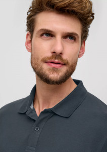 Поло cotton piqué polo shirt 2138262.9581 s.Oliver L Темно-сірий 2138262.9581