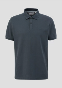 Поло cotton piqué polo shirt 2138262.9581 s.Oliver L Темно-сірий 2138262.9581