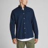 Сорочка JJEOXFORD SHIRT L/S S21 NOOS 12182486-Navy Blazer Jack&Jones L Темно-синій 12182486-NAVY BLAZER-FIT: